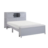 Sloane Gray Twin Canopy Platform Bed from Homelegance - Luna Furniture
