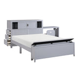 Sloane Gray Twin Canopy Platform Bed from Homelegance - Luna Furniture