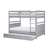 Sloane Gray Twin Canopy Platform Bed from Homelegance - Luna Furniture