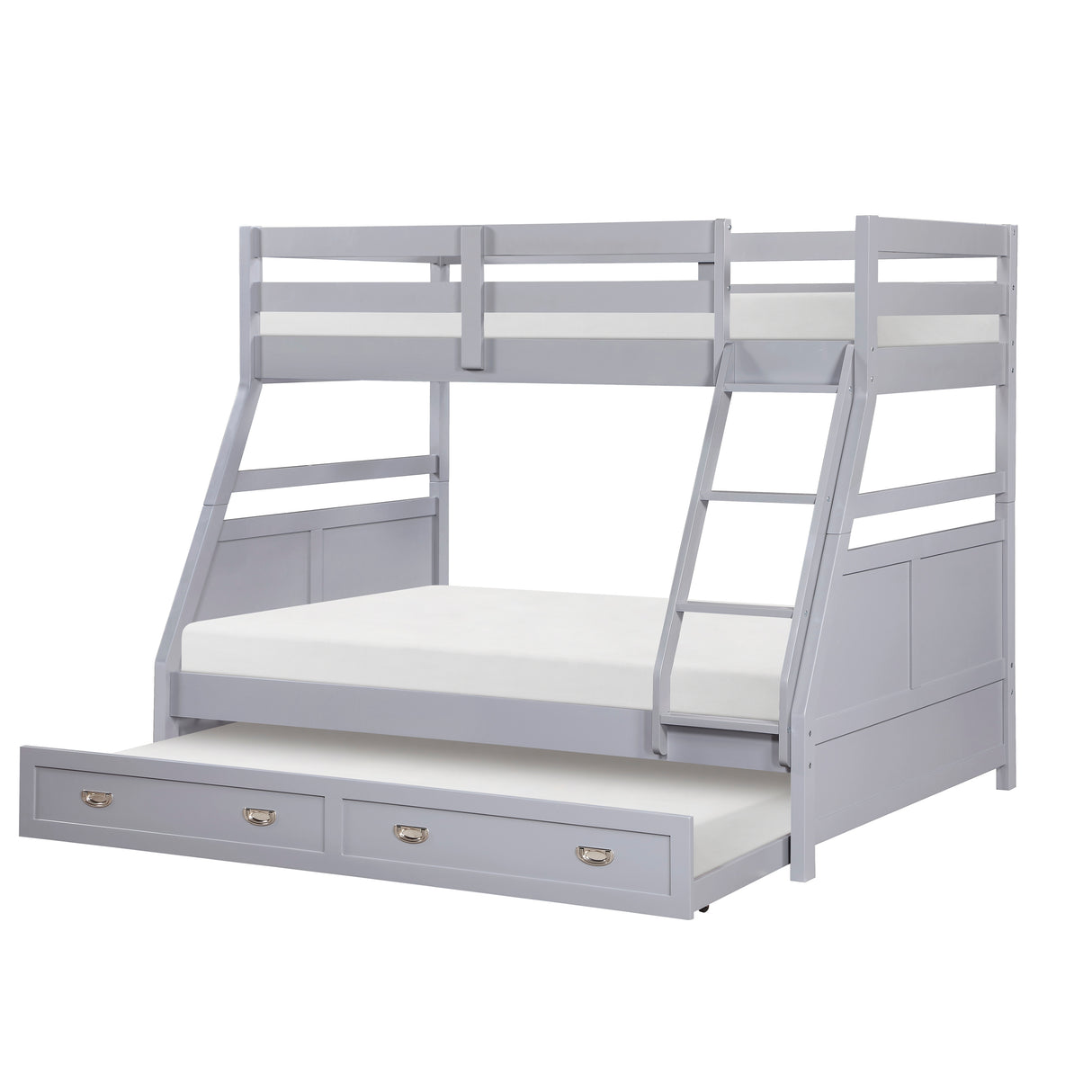 Sloane White Twin/Twin Bunk Bed from Homelegance - Luna Furniture