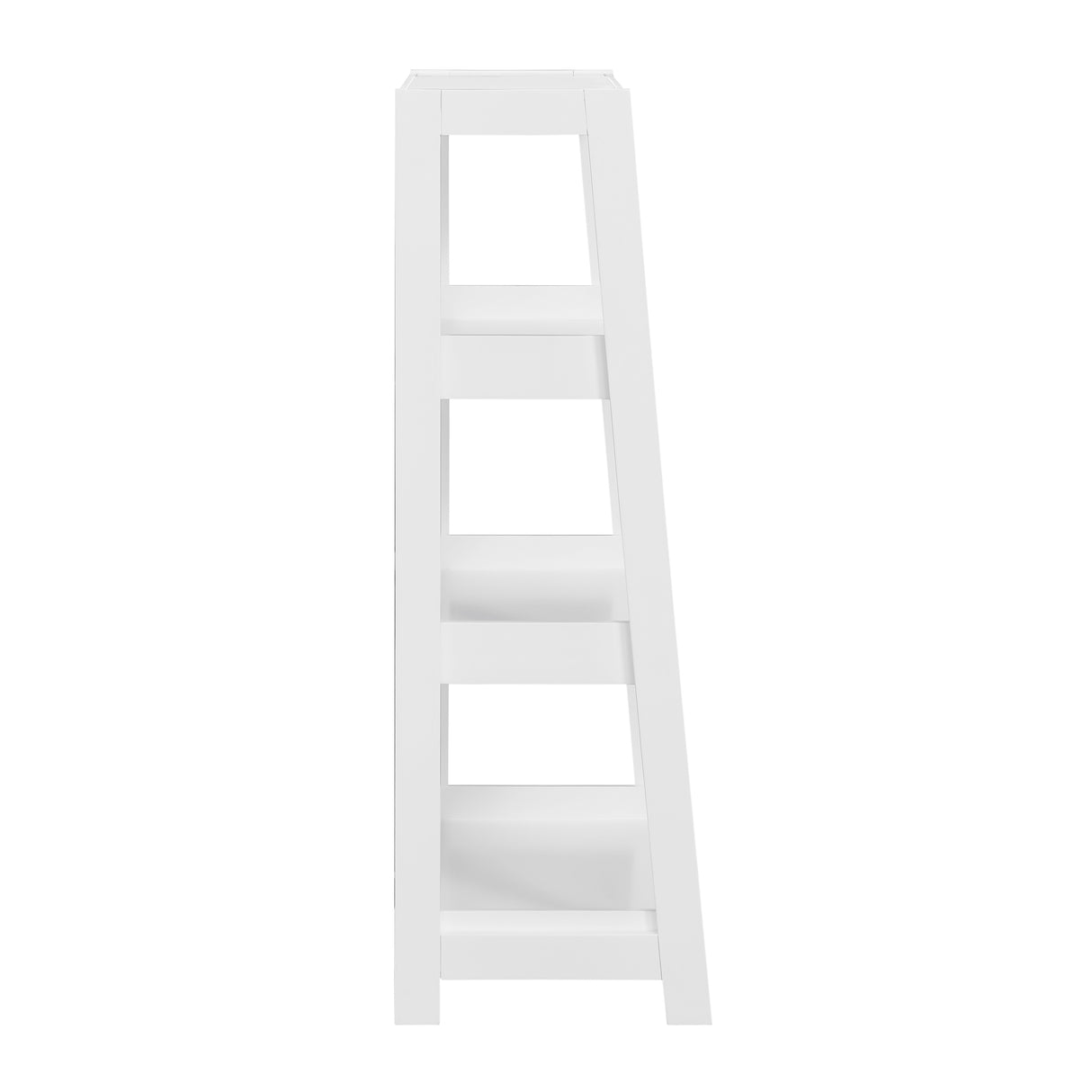 Sloane White Bookcase, 3 Fixed Shelves from Homelegance - Luna Furniture