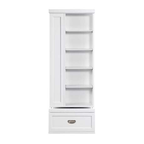 Sloane White Swivel Bookcase from Homelegance - Luna Furniture