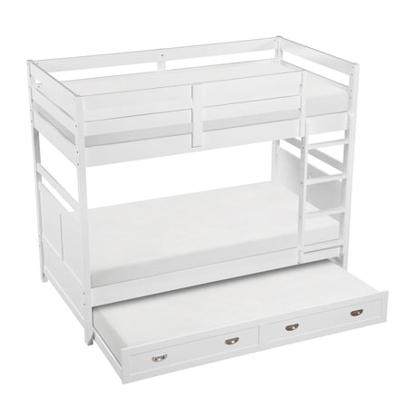 Sloane White Bookcase, 3 Fixed Shelves from Homelegance - Luna Furniture