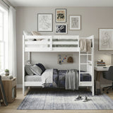 Sloane White Twin/Twin Bunk Bed from Homelegance - Luna Furniture