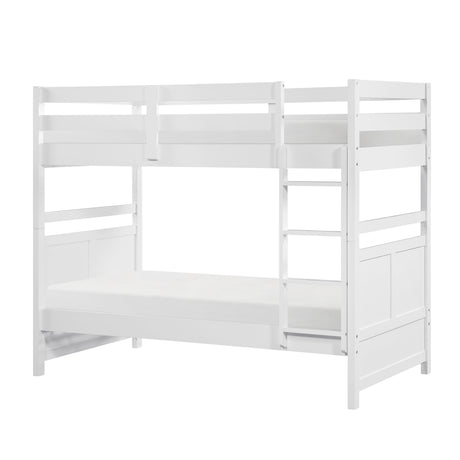 Sloane White Bookcase, 3 Fixed Shelves from Homelegance - Luna Furniture
