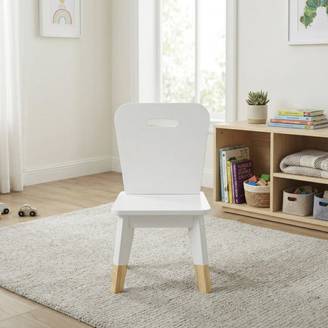 Sloane White 5-Piece Pack Children Table and Chairs Set from Homelegance - Luna Furniture