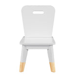 Sloane White 5-Piece Pack Children Table and Chairs Set from Homelegance - Luna Furniture