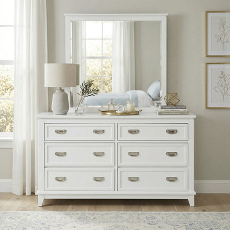 Sloane White Mirror from Homelegance - Luna Furniture