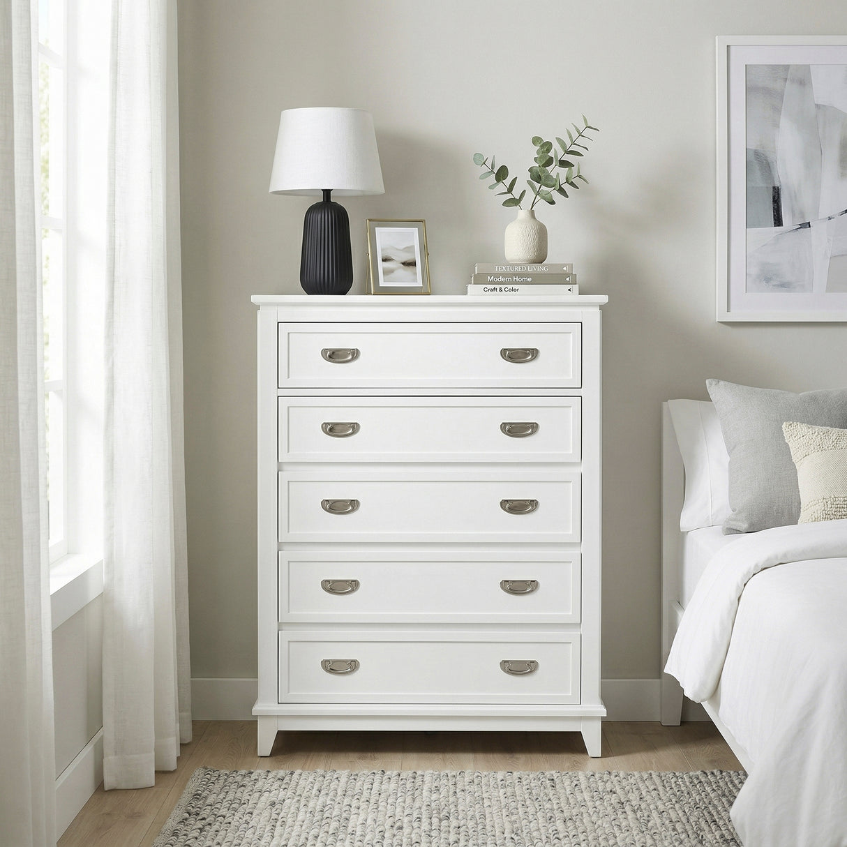 Sloane White Chest from Homelegance - Luna Furniture