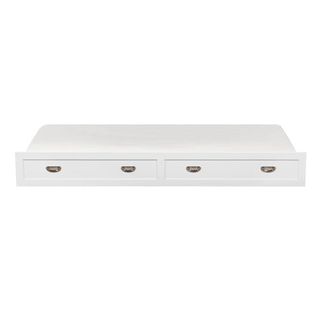 Sloane White Twin Canopy Platform Bed from Homelegance - Luna Furniture