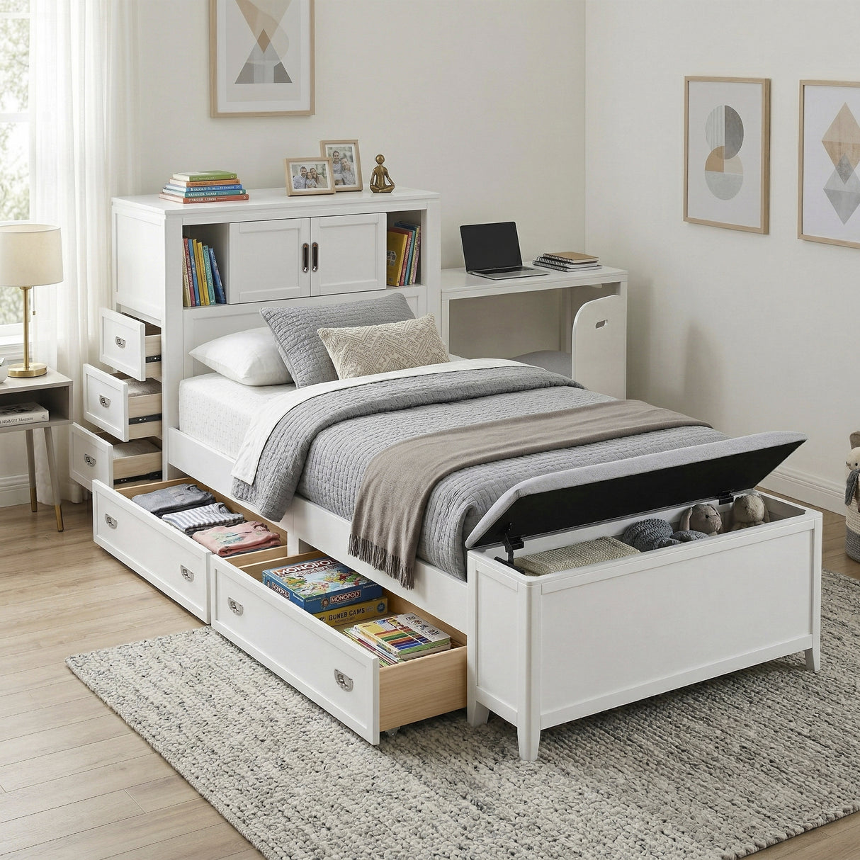 Sloane White Chest from Homelegance - Luna Furniture