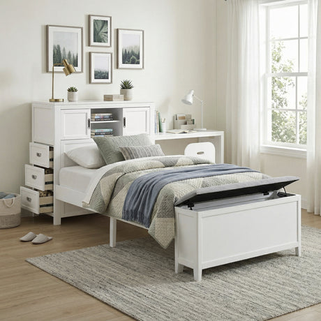 Sloane White Chest from Homelegance - Luna Furniture