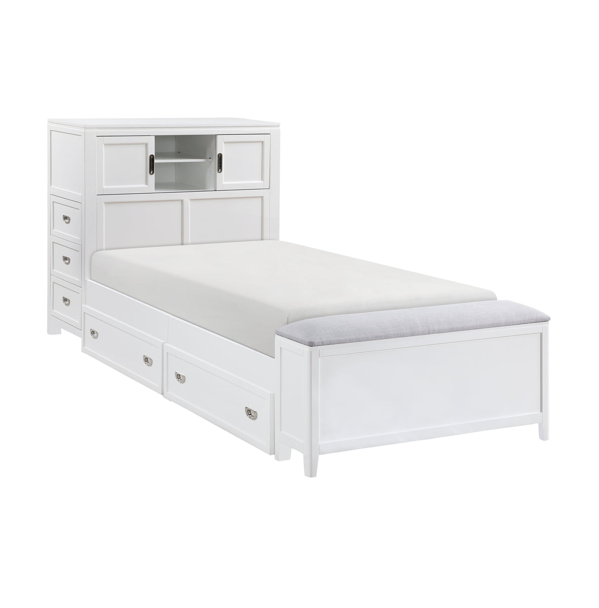 Sloane White Chest from Homelegance - Luna Furniture