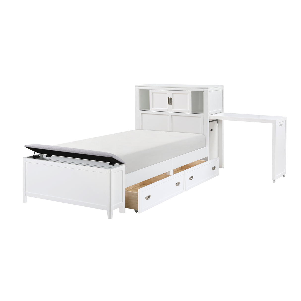 Sloane White Chest from Homelegance - Luna Furniture