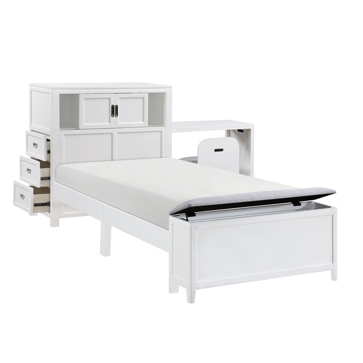 Sloane White Chest from Homelegance - Luna Furniture