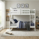 Sloane White Full/Full Bunk Bed from Homelegance - Luna Furniture