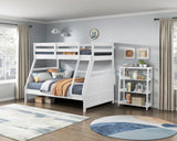 Sloane White Twin/Twin Bunk Bed from Homelegance - Luna Furniture