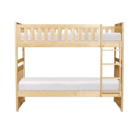Bartly Pine Twin/Twin Bunk Bed from Homelegance - Luna Furniture