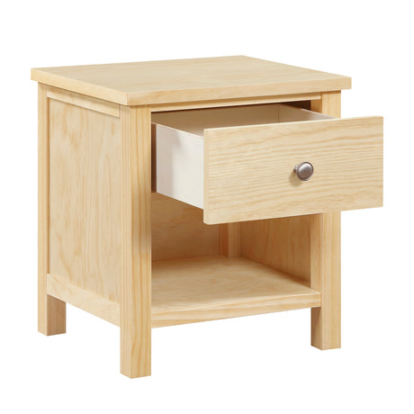 Bartly Pine Nightstand from Homelegance - Luna Furniture