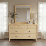 Bartly Pine Mirror (Mirror Only) from Homelegance - Luna Furniture