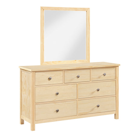 Bartly Pine Mirror (Mirror Only) from Homelegance - Luna Furniture