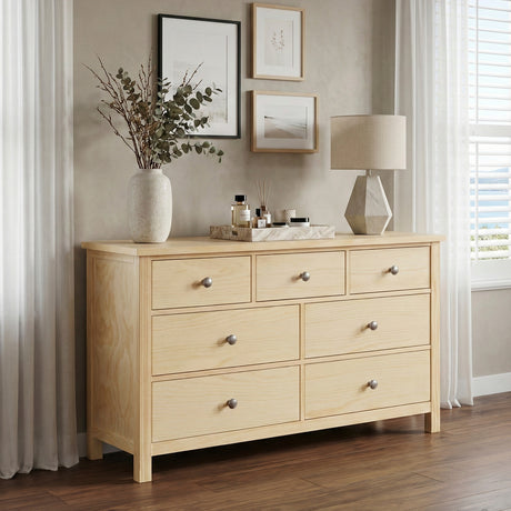 Bartly Natural Dresser from Homelegance - Luna Furniture