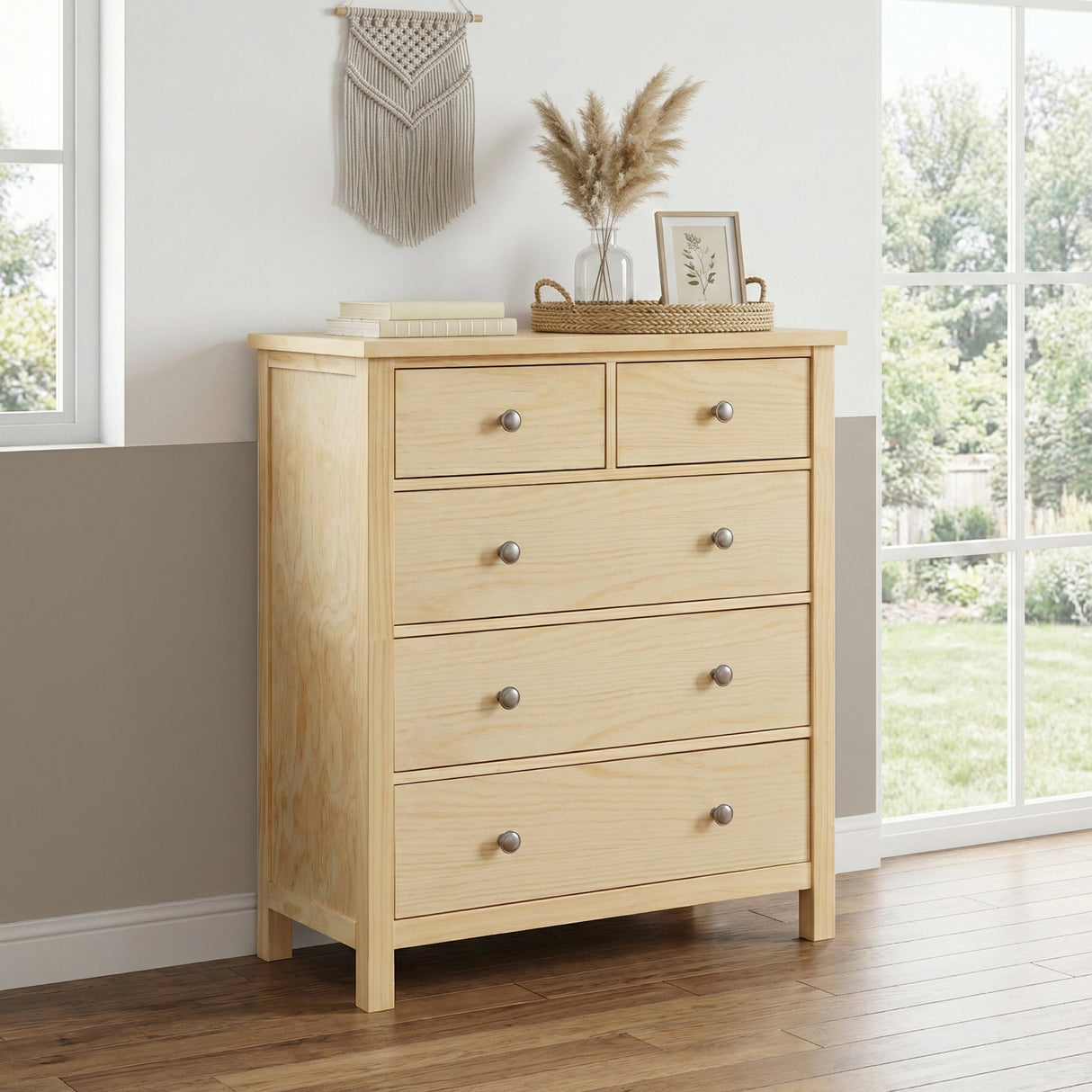 Bartly Natural Chest from Homelegance - Luna Furniture