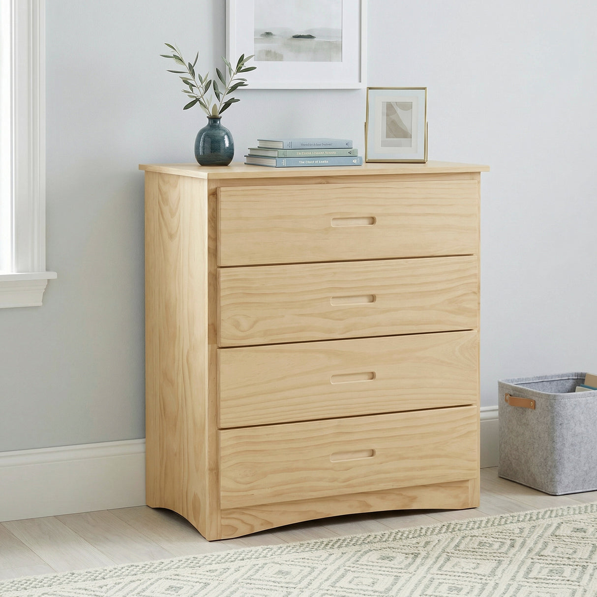 Bartly Natural Chest from Homelegance - Luna Furniture