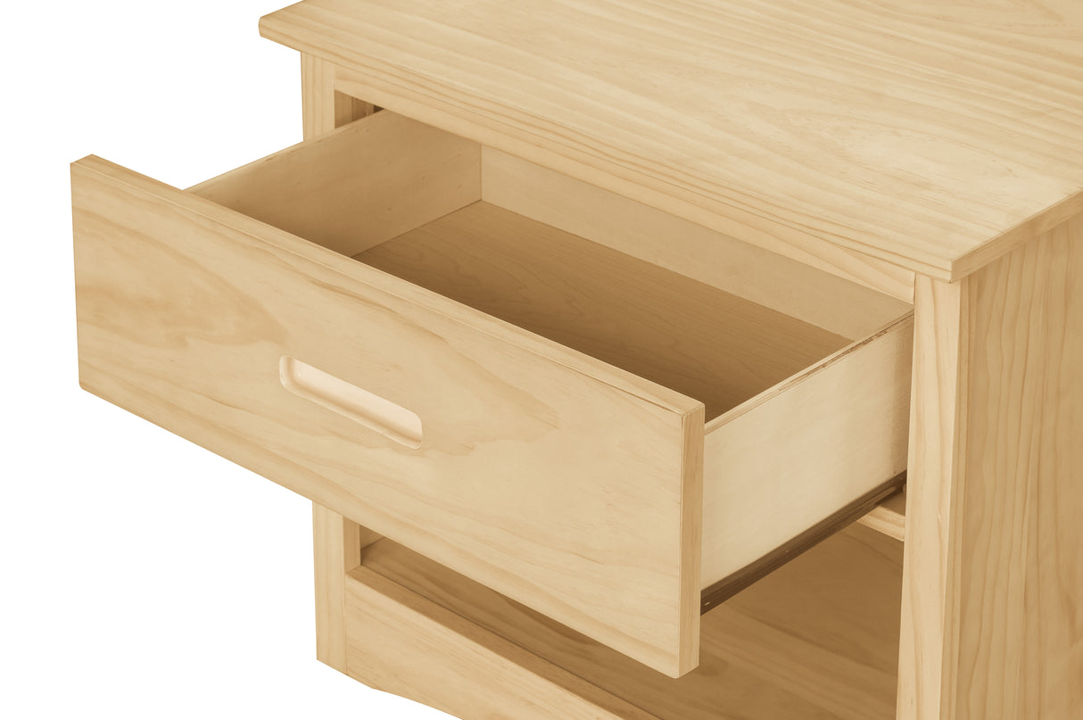 Bartly Pine Nightstand from Homelegance - Luna Furniture