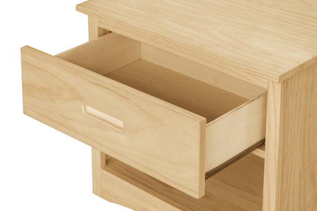 Bartly Pine Nightstand from Homelegance - Luna Furniture