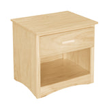 Bartly Natural Nightstand from Homelegance - Luna Furniture