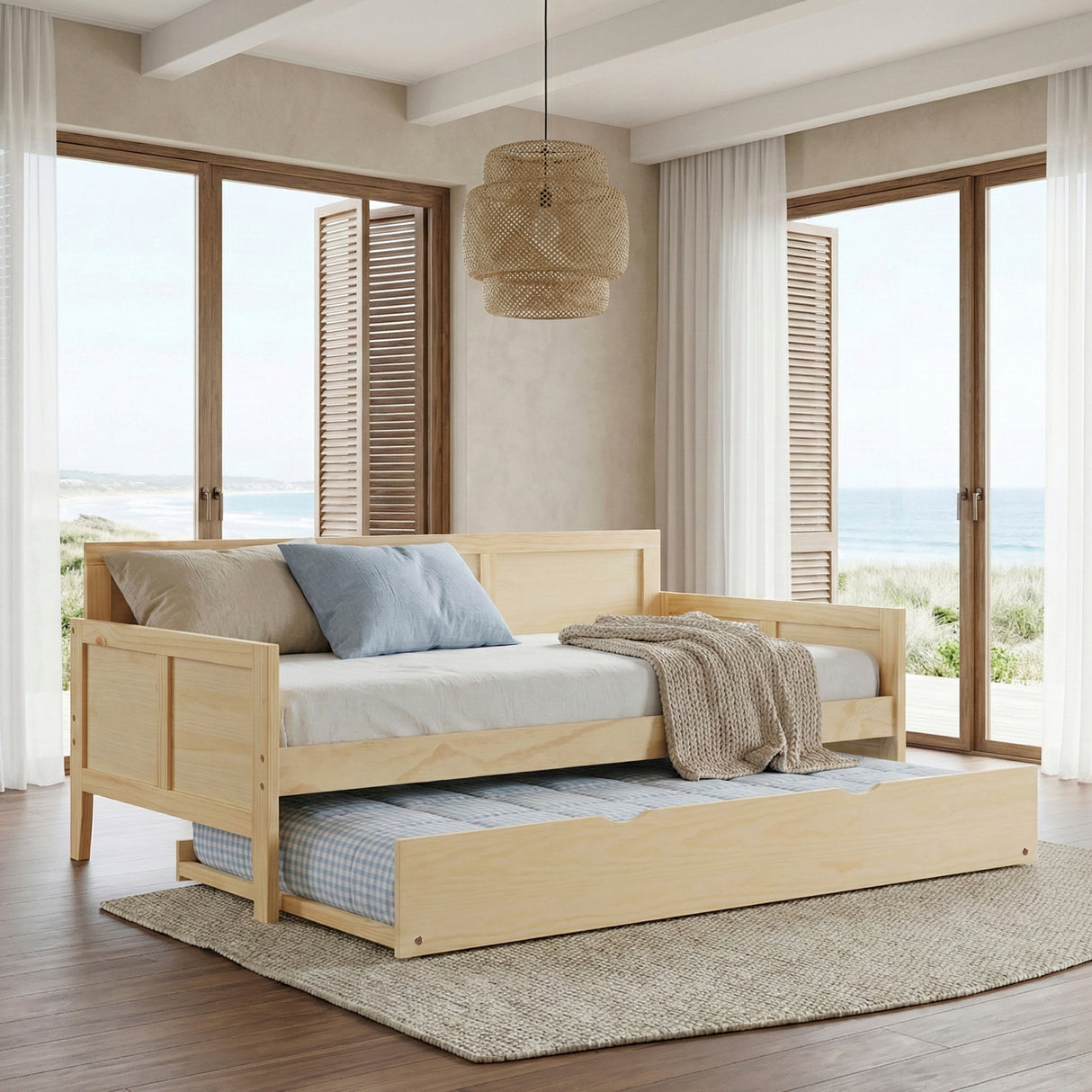 Bartly Natural Daybed from Homelegance - Luna Furniture