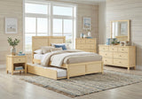 Bartly Natural Pine Full Platform Bed from Homelegance - Luna Furniture