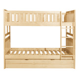 Bartly Natural Pine Full Platform Bed from Homelegance - Luna Furniture