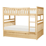 Bartly Natural Pine Full Platform Bed from Homelegance - Luna Furniture