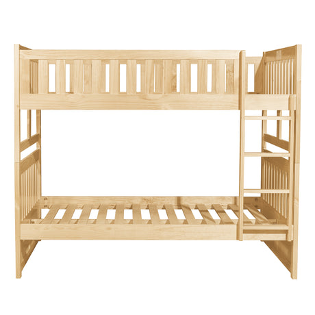 Bartly Pine Full/Full Bunk Bed with Twin Trundle from Homelegance - Luna Furniture