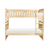 Bartly Pine Full/Full Bunk Bed with Twin Trundle from Homelegance - Luna Furniture