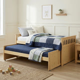 Bartly Pine Twin/Twin Bed from Homelegance - Luna Furniture