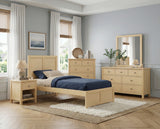 Bartly Natural Pine Twin Platform Bed from Homelegance - Luna Furniture