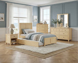 Bartly Natural Pine Twin Platform Bed from Homelegance - Luna Furniture