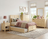 Bartly Natural Pine Twin Platform Bed from Homelegance - Luna Furniture