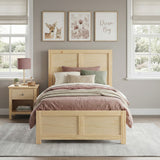 Bartly Natural Pine Twin Platform Bed from Homelegance - Luna Furniture