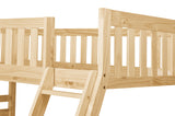 Bartly Pine Twin/Full Bunk Bed from Homelegance - Luna Furniture