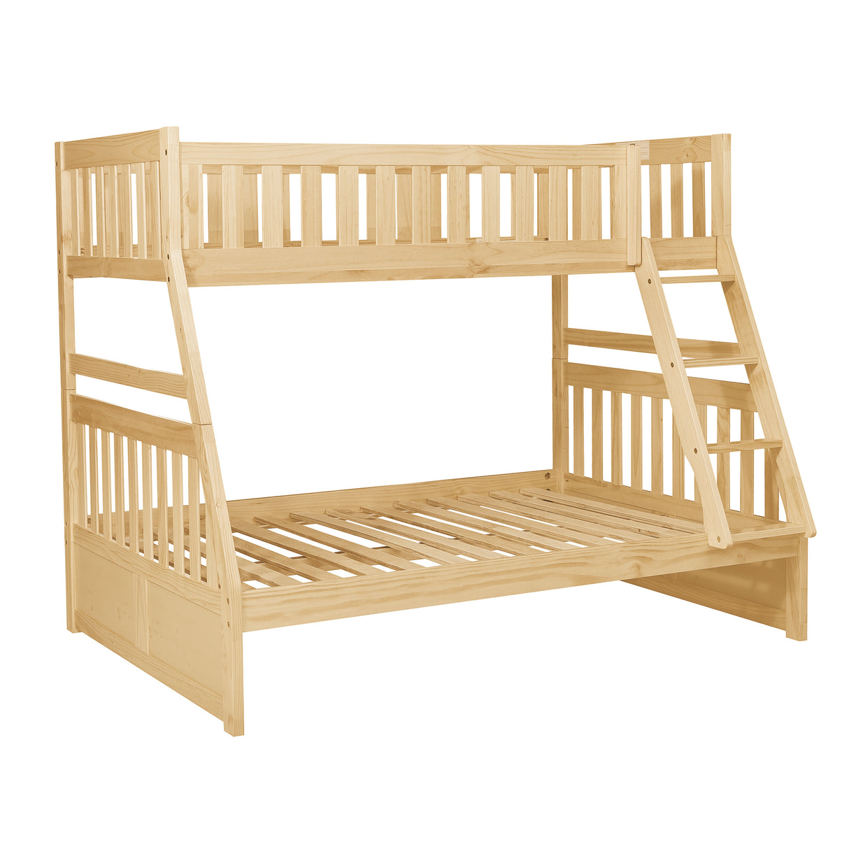 Bartly Pine Twin/Full Bunk Bed from Homelegance - Luna Furniture