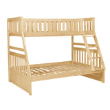 Bartly Pine Twin/Full Bunk Bed from Homelegance - Luna Furniture