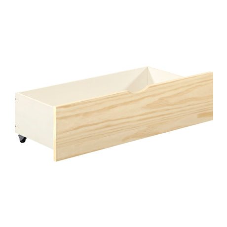 Bartly Pine Twin Bookcase Corner Bed with Storage Boxes from Homelegance - Luna Furniture