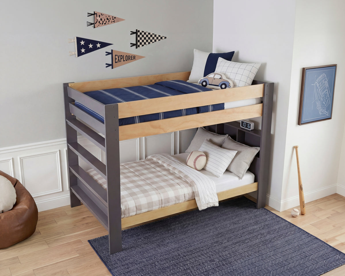 B2045PMFF-1* (3) Full/Full Bunk Bed from Homelegance - Luna Furniture