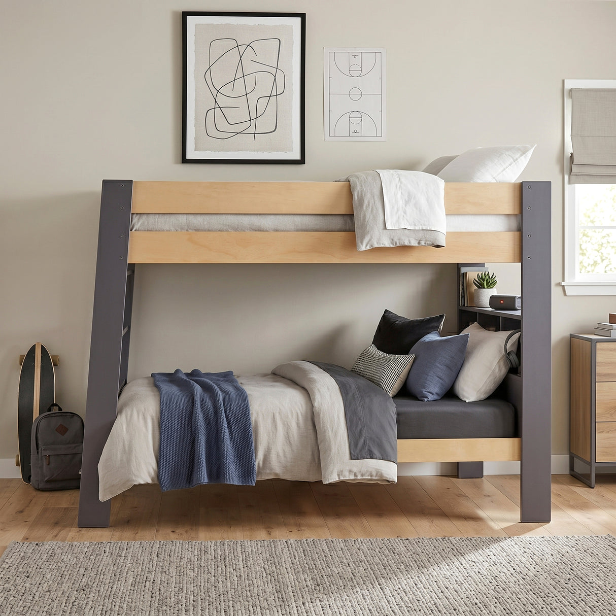 B2045PMTT-1* (3) Twin/Twin Bunk Bed from Homelegance - Luna Furniture