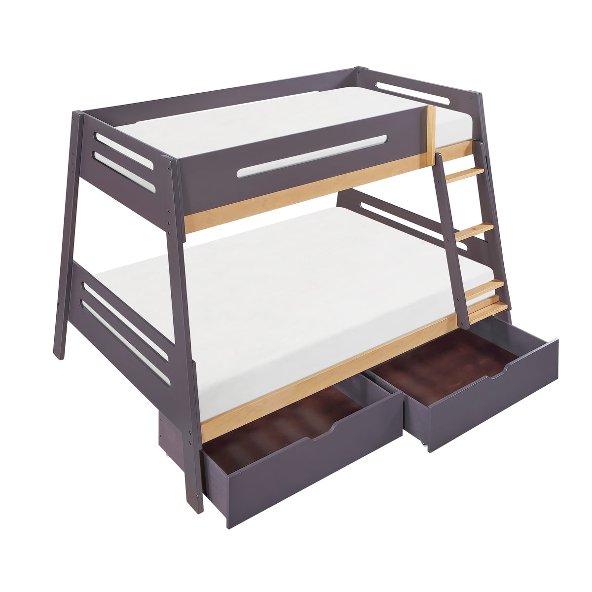 B2046PMTF-1* (3) Twin/Full Bunk Bed from Homelegance - Luna Furniture