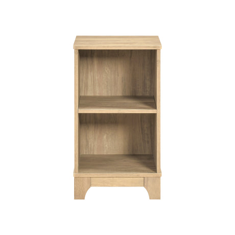 Liam Natural Bookcase with 2 Shelves from Homelegance - Luna Furniture